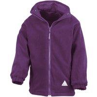 Result Reversible Storm Stuff Anti Pilling Fleece Waterproof Jacket in Purple | Size: 3-4 Years