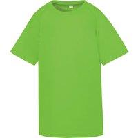 Spiro Boy's Performance Aircool T-Shirt in Lime | Size: 9-10 Years