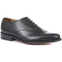 Jones Bootmaker Men's Barnet Goodyear Welted Leather Oxford Shoes in Black | Size: 9