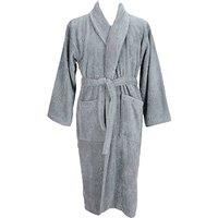 ARTG Men's Shawl Collar Robe in Grey | Size: Large/XL