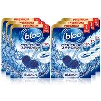 Bloo Anti-Limescale Odour Stop Bleach 'Toilet Rim' Block 6x50g in Blue