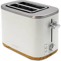 Andrew James 2 Slice Toaster in White
