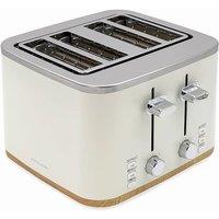 Andrew James 4 Slice Toaster in White