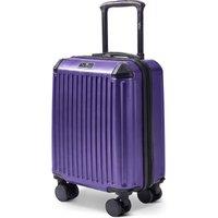 Lugg Sky Rover 15inch Underseat Cabin Bag, ABS Hard Shell (45x33x20cm) in Purple