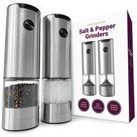 Andrew James Salt & Pepper Mills in Silver