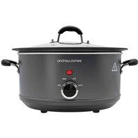 Andrew James 3.5L Premium Slow Cooker in Grey