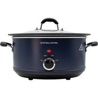 Andrew James 3.5L Premium Slow Cooker in Blue