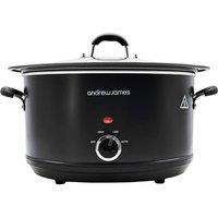 Andrew James 6.5L Premium Slow Cooker in Black