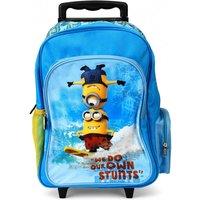 Despicable Me We Do Our Own Stunts Trolley Bag in Blue