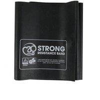 Fitness Mad Resistance Band Training Aid 150 cm x 15 cm Natural Latex One Size in Black