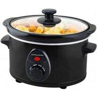 Andrew James 1.5L Premium Slow Cooker in Black