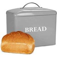 Andrew James Vintage Bread Bin in Grey