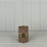 KDMD Pink Tealight Holder with Star Design