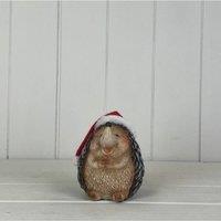 KDMD Brown & Red Polyresin Hedgehog Decoration - Large