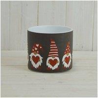 KDMD Grey & Red Santa Gnome Pot - 13mm in Dark Grey
