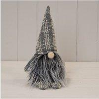 KDMD Fabric Gonk with Gold Stripey Hat in Grey