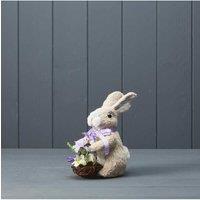 KDMD Rabbit with Purple Ribbon in Beige