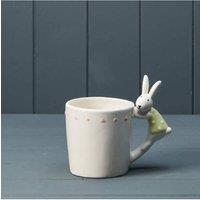 KDMD White Ceramic Rabbit Mug
