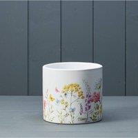 KDMD White & Multicolour Spring Meadow Pot - 13mm