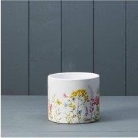 KDMD White & Multicolour Spring Meadow Pot - 11mm