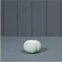 KDMD Green Ceramic Pumpkin Tealight Holder