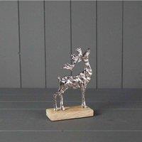 KDMD Silver Timeless Subtle Metal Reindeer