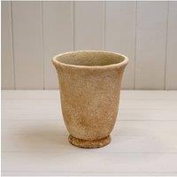 KDMD Tan Classic Clay Cement Urn Pot - 18mm