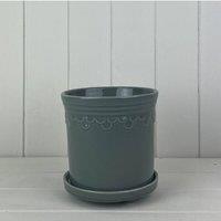 KDMD Grey Charming Saucer Pot - 13mm
