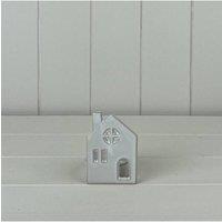 KDMD White Ceramic House Tealight Holder - Medium