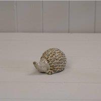 KDMD Beige Mottle Ceramic Hedgehog Decoration