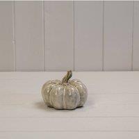 KDMD Beige Soft-toned Mottle Ceramic Pumpkin Decoration