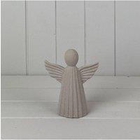 KDMD Sand Texture Effect Ceramic Angel Decoration in Light Sand