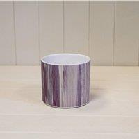 KDMD Classic Rustic Wood Grain Pot in Purple