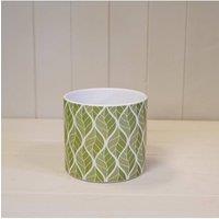 KDMD Sage Timeless Leaf Pot - 13mm Indoor Plant Pot in Pale Green
