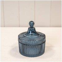 KDMD Blue Glass Decorative Jar