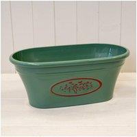 KDMD Green Round Love Heart Tree Trough Plastic Planter 7.7LTR