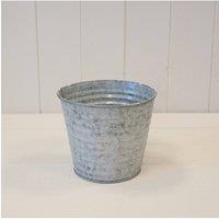 KDMD Aged Zinc 12mm Planter in Grey