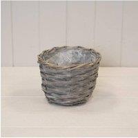 KDMD Rustic Grey Indoor Plant Pot 12cm