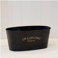 KDMD Black Zinc Memorial Trough