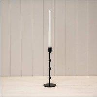 KDMD Large Black Metal Single Candle Stick