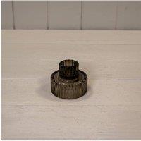 KDMD Warm Grey Glass Candle Holder