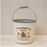 KDMD Large Gingerbread Bakery Bucket in Cream