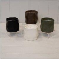 KDMD Forest Green Sculpted Candle
