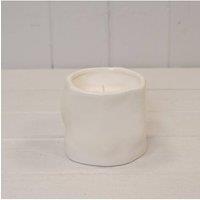 KDMD Off White Sculpted Candle