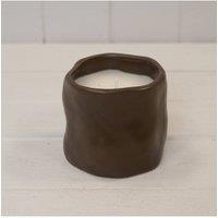 KDMD Chocolate Brown Sculpted Candle
