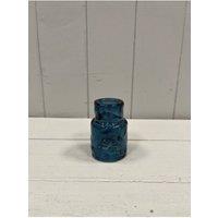 KDMD Small Blue Textured Candle Holder