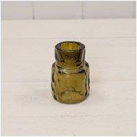 KDMD Small Olive Green Textured Candle Holder