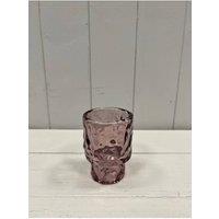 KDMD Large Amethyst Textured Candle Holder in Purple