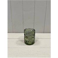KDMD Large Vintage Green Straight Textured Candle Holder