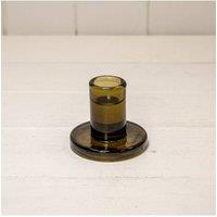 KDMD Olive Green Smooth Small Candle Holder